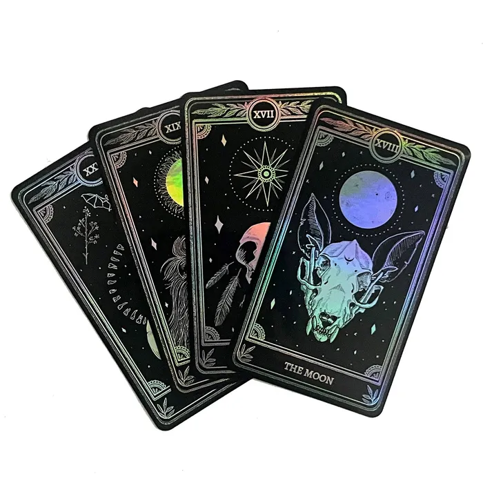Earrings Celestial Sticker Pack Marigold Tarot Holographic The Star The Moon The Sun The World 13th Press