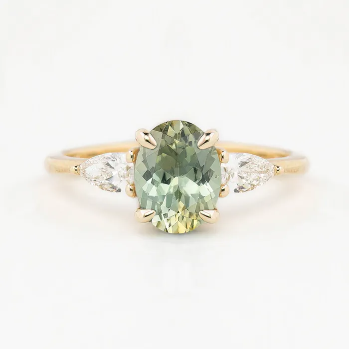 Envero Jewelry Rings Olivia Grand Ring 220ct Parti Blue Green Yellow Montana Sapphire Envero Jewelry Rings Olivia Grand Ring 220ct Parti Blue Green Yellow Montana Sapphire