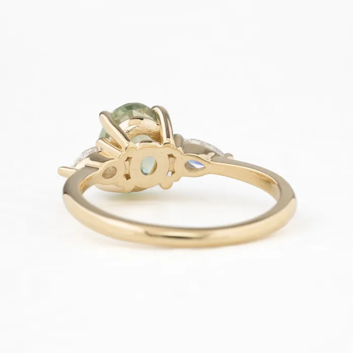 Envero Jewelry Rings Olivia Grand Ring 220ct Parti Blue Green Yellow Montana Sapphire Envero Jewelry Rings Olivia Grand Ring 220ct Parti Blue Green Yellow Montana Sapphire