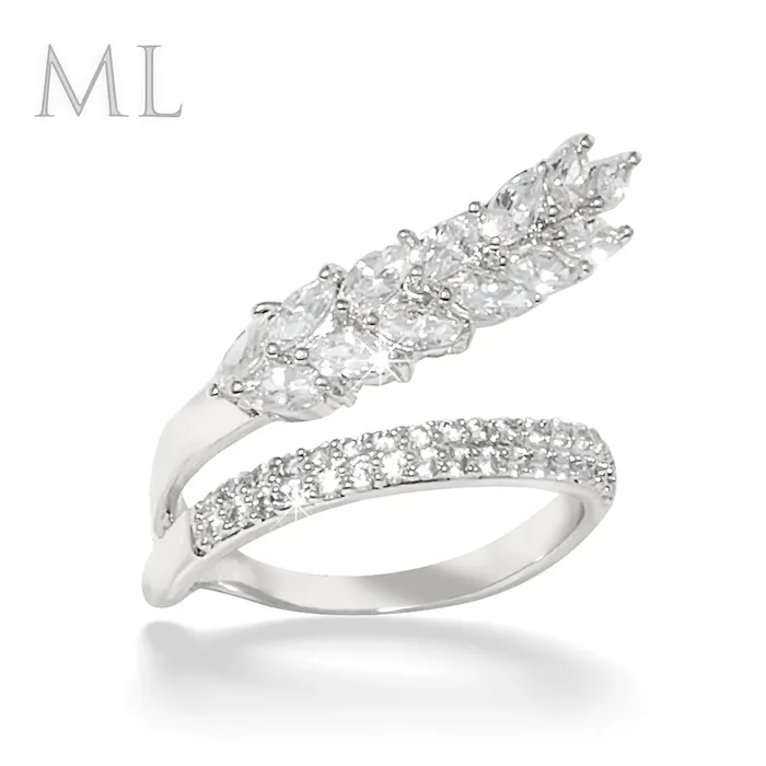mayamila Rings Wedding Anniversary RING Bridal Marquise CUT Plated Fashion Band SIZE 69