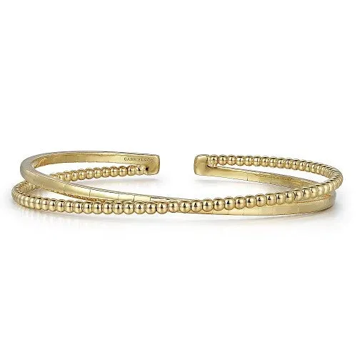 Bracelets GABRIEL CO 14K Yellow Gold Bujukan Bangle