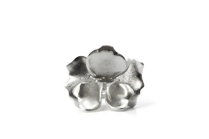 Earrings MARIA MARISCAL Anillo Orquidea Plata