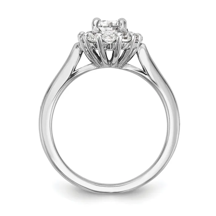 14k White Gold Oval Halo Engagement Simulated Diamond Ring Goldiacom Rings 14k White Gold Oval Halo Engagement Simulated Diamond Ring Goldiacom Rings