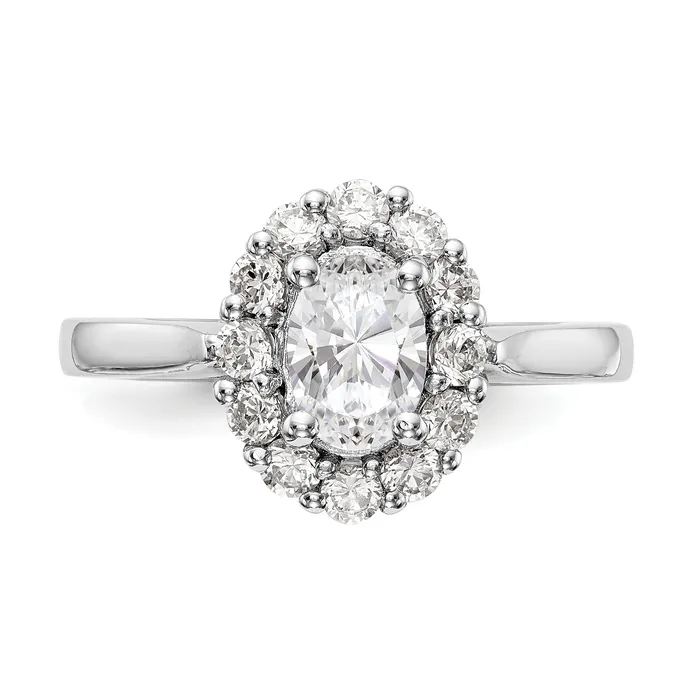 14k White Gold Oval Halo Engagement Simulated Diamond Ring Goldiacom Rings 14k White Gold Oval Halo Engagement Simulated Diamond Ring Goldiacom Rings