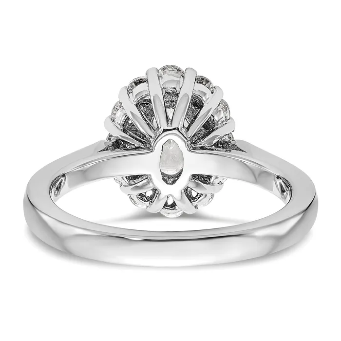 14k White Gold Oval Halo Engagement Simulated Diamond Ring Goldiacom Rings 14k White Gold Oval Halo Engagement Simulated Diamond Ring Goldiacom Rings