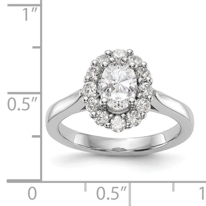 14k White Gold Oval Halo Engagement Simulated Diamond Ring Goldiacom Rings 14k White Gold Oval Halo Engagement Simulated Diamond Ring Goldiacom Rings