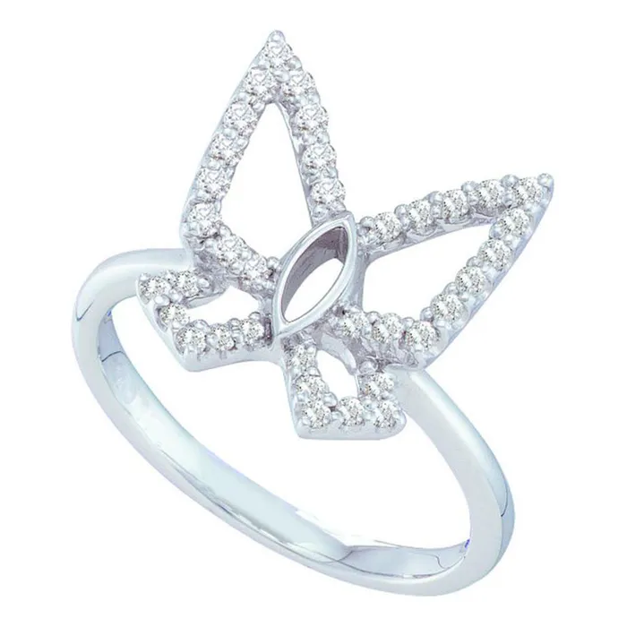 gndatlanta 13CTWDiamond BUTTERFLY RING Rings