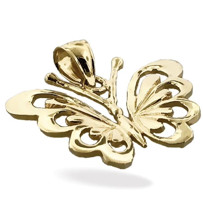 Goldia Necklaces 14K Gold Butterfly Pendant