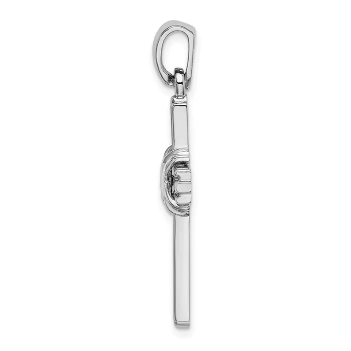 Goldia Necklaces 14k White Gold Passion Cross Pendant