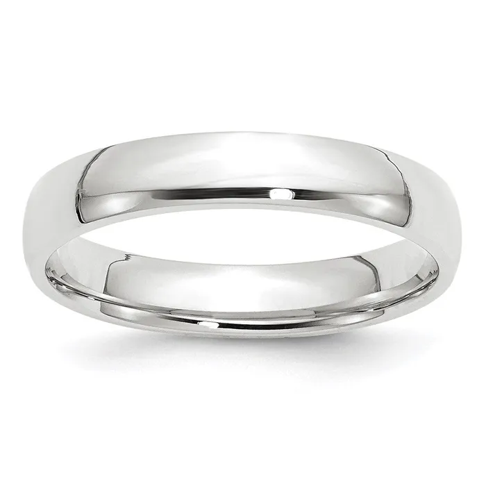 Goldia Rings Solid 14K White Gold 4mm Light Weight Comfort Fit MensWomens Wedding Band Ring Size 8 Goldia Rings Solid 14K White Gold 4mm Light Weight Comfort Fit MensWomens Wedding Band Ring Size 8