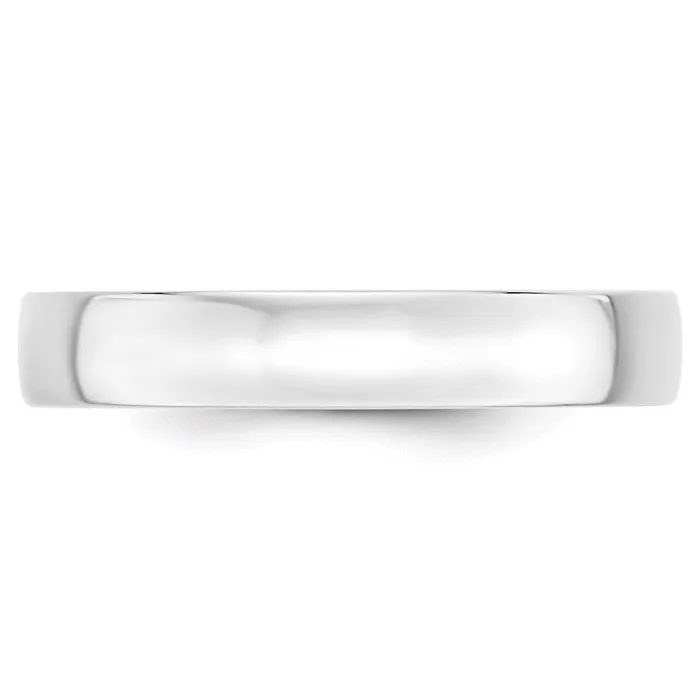 Goldia Rings Solid 14K White Gold 4mm Light Weight Comfort Fit MensWomens Wedding Band Ring Size 8 Goldia Rings Solid 14K White Gold 4mm Light Weight Comfort Fit MensWomens Wedding Band Ring Size 8