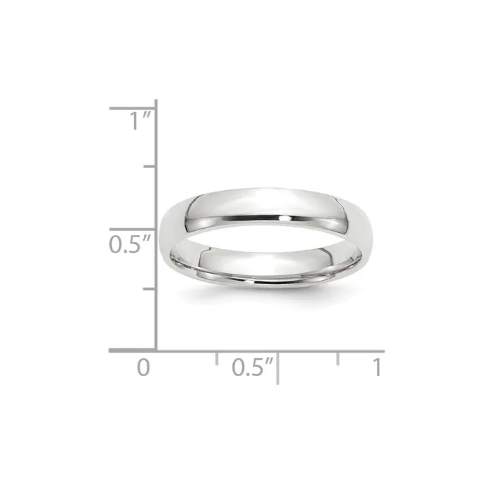 Goldia Rings Solid 14K White Gold 4mm Light Weight Comfort Fit MensWomens Wedding Band Ring Size 8 Goldia Rings Solid 14K White Gold 4mm Light Weight Comfort Fit MensWomens Wedding Band Ring Size 8