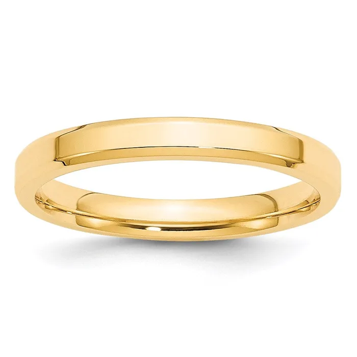 Goldia Solid 10K Yellow Gold 3mm Bevel Edge Comfort Fit MensWomens Wedding Band Ring Size 45 Rings Goldia Solid 10K Yellow Gold 3mm Bevel Edge Comfort Fit MensWomens Wedding Band Ring Size 45 Rings