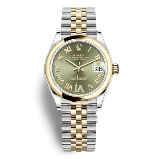JMS always Earrings Original Rolex Datejust 31 Olive Green Dial Ladies Steel and 18kt Yellow Gold Jubilee Watch 278243GNRDJ JMS always Earrings Original Rolex Datejust 31 Olive Green Dial Ladies Steel and 18kt Yellow Gold Jubilee Watch 278243GNRDJ