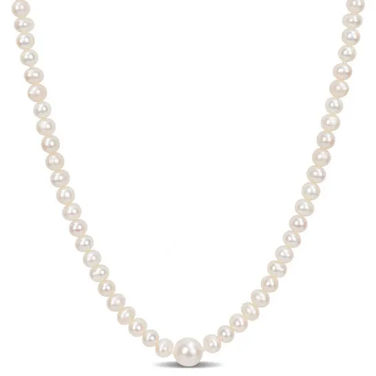 JMS always Necklaces Original AMOUR 56mm 910mm Freshwater Cultured Pearl Endless Necklace 100 In JMS always Necklaces Original AMOUR 56mm 910mm Freshwater Cultured Pearl Endless Necklace 100 In