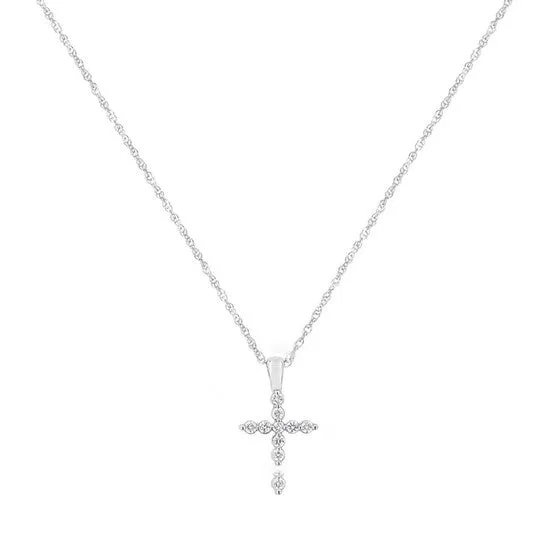JMS always Necklaces Original Haus of Brilliance 925 Sterling Silver 14 cttw LabGrown Diamond Cross Pendant Necklace FG Color VS2SI1 Clarity JMS always Necklaces Original Haus of Brilliance 925 Sterling Silver 14 cttw LabGrown Diamond Cross Pendant Necklace FG Color VS2SI1 Clarity
