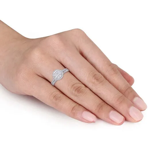 JMS always Original Amour 13 CT DIAMOND TW AND 2 CT TGW CREATED MOISSANITEWHITE BRIDAL RING SET 14K WHITE GOLD JMS005322 Rings JMS always Original Amour 13 CT DIAMOND TW AND 2 CT TGW CREATED MOISSANITEWHITE BRIDAL RING SET 14K WHITE GOLD JMS005322 Rings