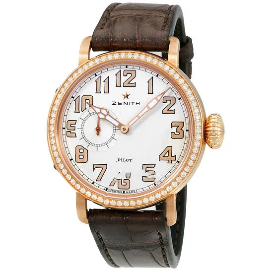 JMS always Original Zenith Pilot 18Kt Rose Gold Automatic White Dial Ladies Watch 22193068131C725 Watches JMS always Original Zenith Pilot 18Kt Rose Gold Automatic White Dial Ladies Watch 22193068131C725 Watches