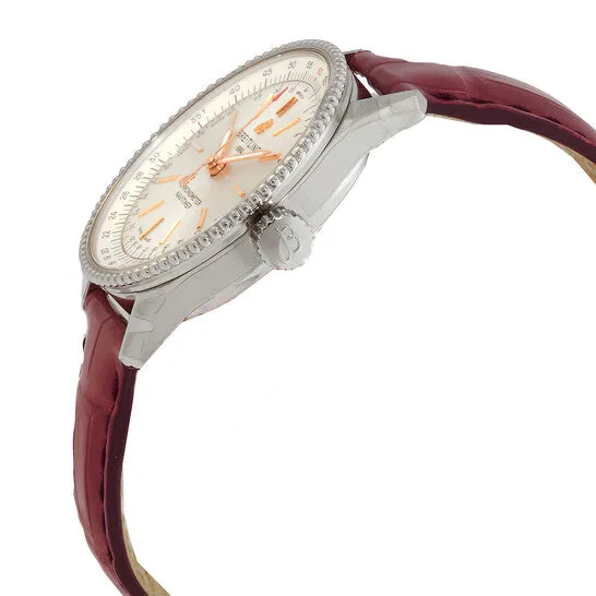 JMS always Watches Original Breitling Navitimer Automatic Chronometer Silver Dial Ladies Watch A17395F41G1P1 JMS always Watches Original Breitling Navitimer Automatic Chronometer Silver Dial Ladies Watch A17395F41G1P1
