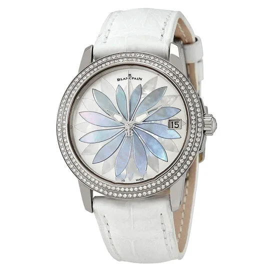 Original Blancpain UltraPlate 18 Carat White Gold Automatic Ladies Watch 3300Z354455B JMS always Watches Original Blancpain UltraPlate 18 Carat White Gold Automatic Ladies Watch 3300Z354455B JMS always Watches