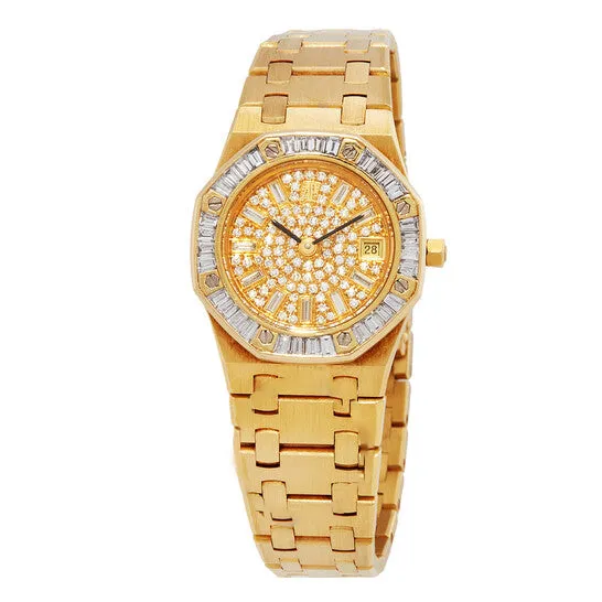 Original PreOwned Audemars Piguet Gold Royal Oak Ladies Watch 66464BA JMS always Watches Original PreOwned Audemars Piguet Gold Royal Oak Ladies Watch 66464BA JMS always Watches