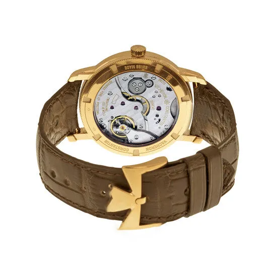 Original Vacheron Constantin Traditionnelle Manual Wind Silver Dial Brown Leather Mens Watch 82172000R9382 JMS always Watches Original Vacheron Constantin Traditionnelle Manual Wind Silver Dial Brown Leather Mens Watch 82172000R9382 JMS always Watches