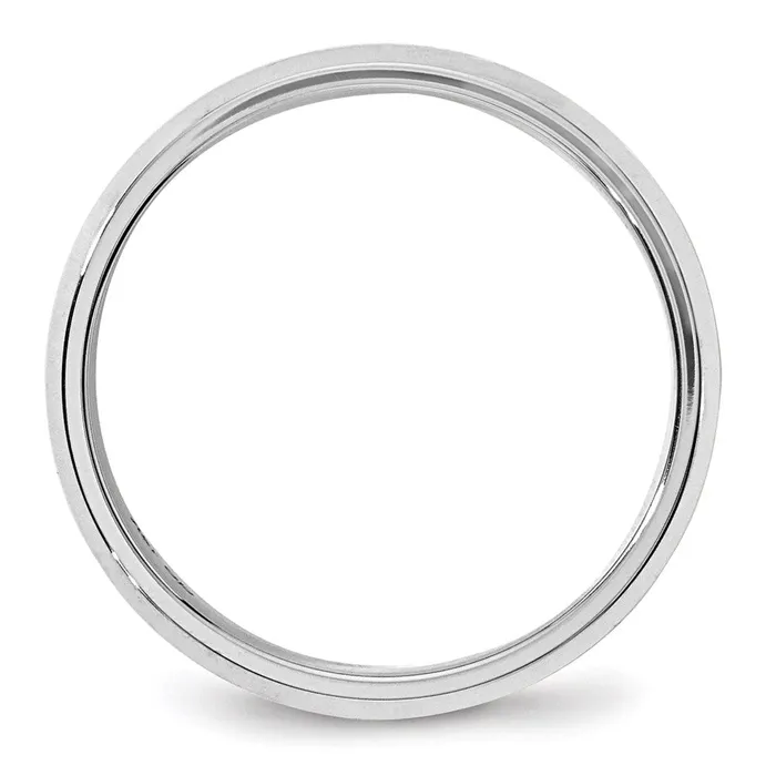 Rings Goldia Solid 14K White Gold 6mm Bevel Edge Comfort Fit MensWomens Wedding Band Ring Size 65 Rings Goldia Solid 14K White Gold 6mm Bevel Edge Comfort Fit MensWomens Wedding Band Ring Size 65