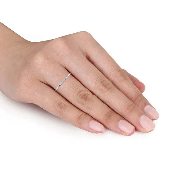 Rings JMS always Original Delmar Diamond Wedding Band in 10k White Gold Rings JMS always Original Delmar Diamond Wedding Band in 10k White Gold