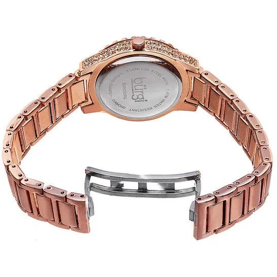 Rings Original Burgi Mother of Pearl Dial Diamond Rose Goldtone Brass Ladies Watch BUR095RG JMS always Rings Original Burgi Mother of Pearl Dial Diamond Rose Goldtone Brass Ladies Watch BUR095RG JMS always