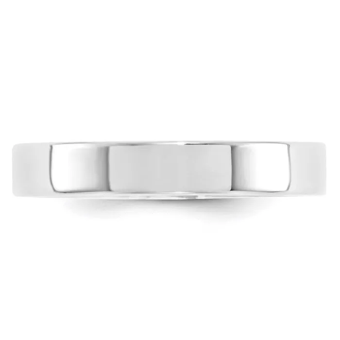 Rings Solid 10K White Gold 4mm Standard Flat Comfort Fit MensWomens Wedding Band Ring Size 105 Goldia Rings Solid 10K White Gold 4mm Standard Flat Comfort Fit MensWomens Wedding Band Ring Size 105 Goldia