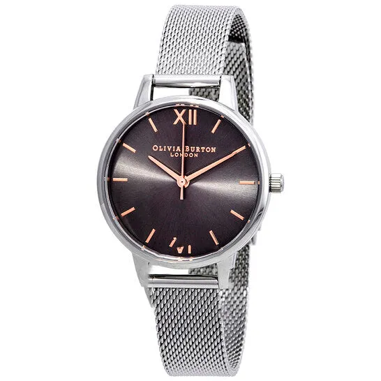 Watches JMS always Original Olivia Burton Dark Grey Dial Ladies Watch OB16MD80 Watches JMS always Original Olivia Burton Dark Grey Dial Ladies Watch OB16MD80
