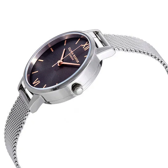 Watches JMS always Original Olivia Burton Dark Grey Dial Ladies Watch OB16MD80 Watches JMS always Original Olivia Burton Dark Grey Dial Ladies Watch OB16MD80