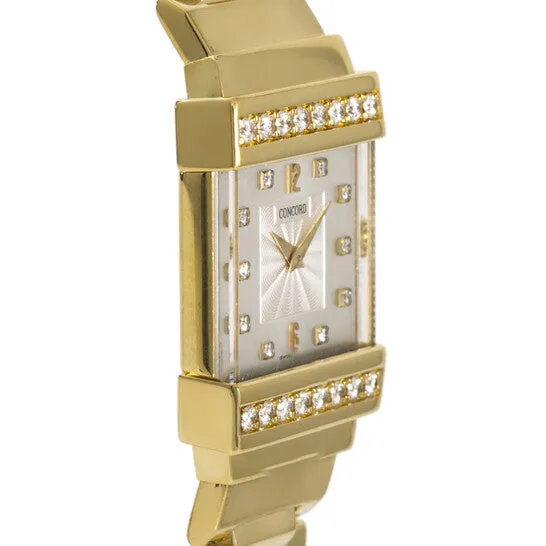 Watches JMS always Original Preowned Concord Crystale Diamond Silver Dial Ladies Watch 51C11431 Watches JMS always Original Preowned Concord Crystale Diamond Silver Dial Ladies Watch 51C11431