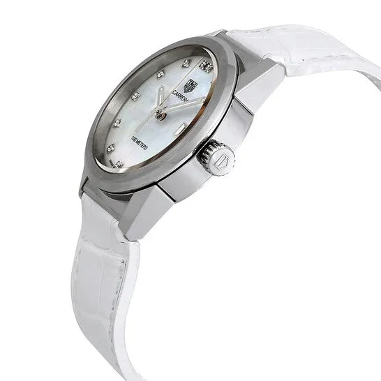 Watches JMS always Original Tag Heuer Carrera Diamond Mother of Pearl Dial Ladies Watch WBG1312FC6412 Watches JMS always Original Tag Heuer Carrera Diamond Mother of Pearl Dial Ladies Watch WBG1312FC6412