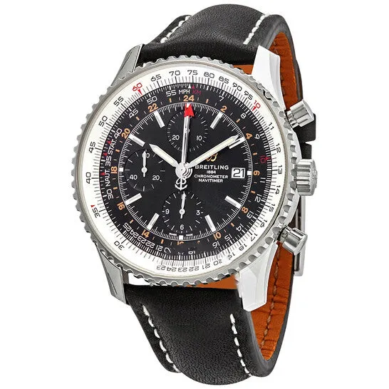 Watches Original Breitling Navitimer GMT Chronograph Automatic 46 mm Leather Mens Watch A24322121B2X1 JMS always Watches Original Breitling Navitimer GMT Chronograph Automatic 46 mm Leather Mens Watch A24322121B2X1 JMS always