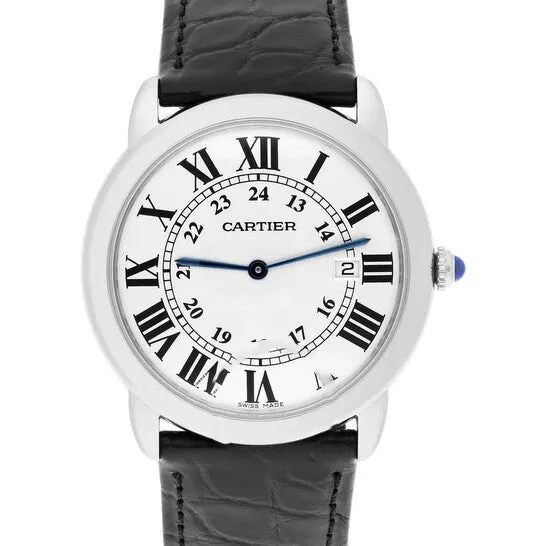 Watches Original Preowned Cartier Ronde Quartz Silver Dial Unisex Watch W6700255 JMS always Watches Original Preowned Cartier Ronde Quartz Silver Dial Unisex Watch W6700255 JMS always