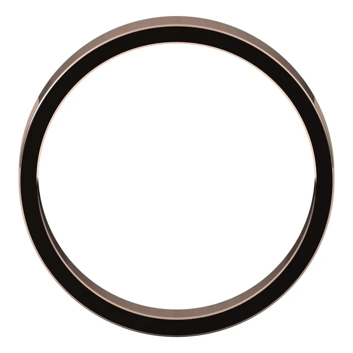 14K Rose Gold 4 mm flat Wedding Band TreasureFineJewelers Rings