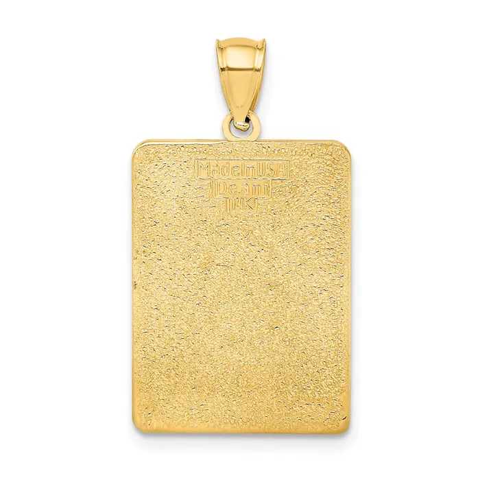 Charm Necklaces 14K Enamel Mile Marker 0 KEY WEST Charm TreasureFineJewelers