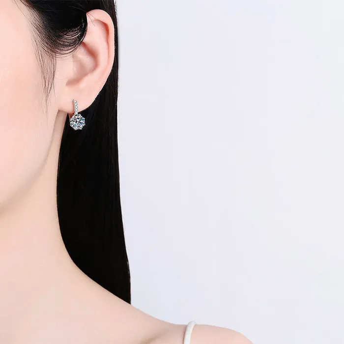 Delicate Small Moissanite Earrings Trendolla Jewelry Earrings