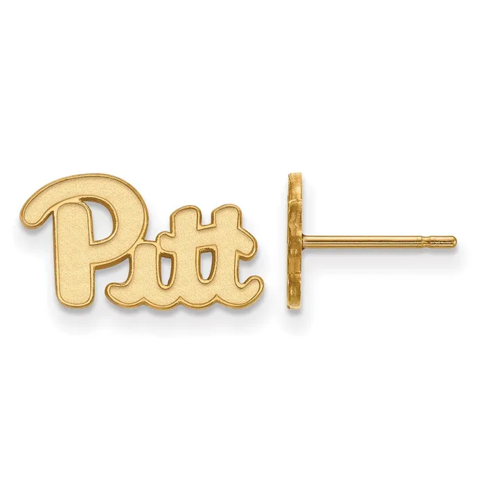 Earrings 10K Yellow Gold University of Pittsburgh XS Post Earrings TreasureFineJewelers Earrings 10K Yellow Gold University of Pittsburgh XS Post Earrings TreasureFineJewelers