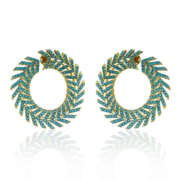 Earrings vendorunknown SEA GREEN EARRINGS