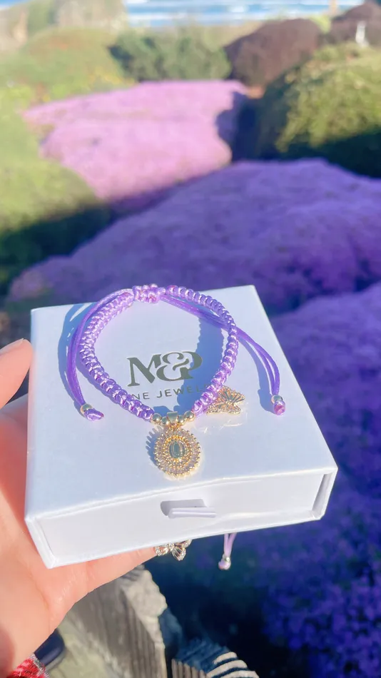 Lavender Virgencita Bracelet MP Jewelry Bracelets