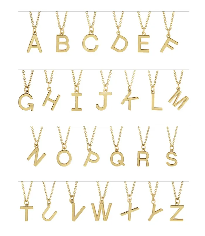 Necklaces TreasureFineJewelers 14K White Gold Initial O Dangle 18 Necklace