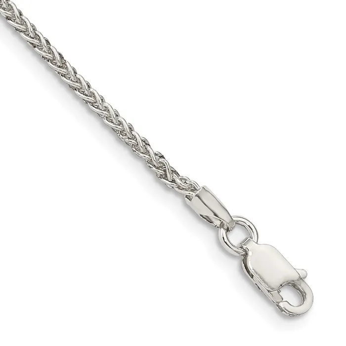Rings Sterling Silver 175mm Round Spiga Chain TreasureFineJewelers