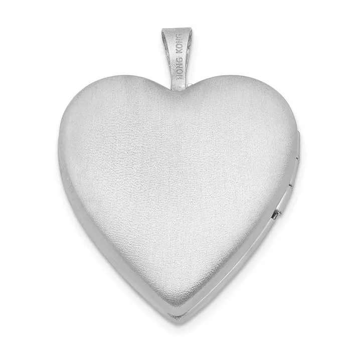 Sterling Silver 20mm GoldTone Satin Polished DC Claddagh Heart Locket TreasureFineJewelers Rings