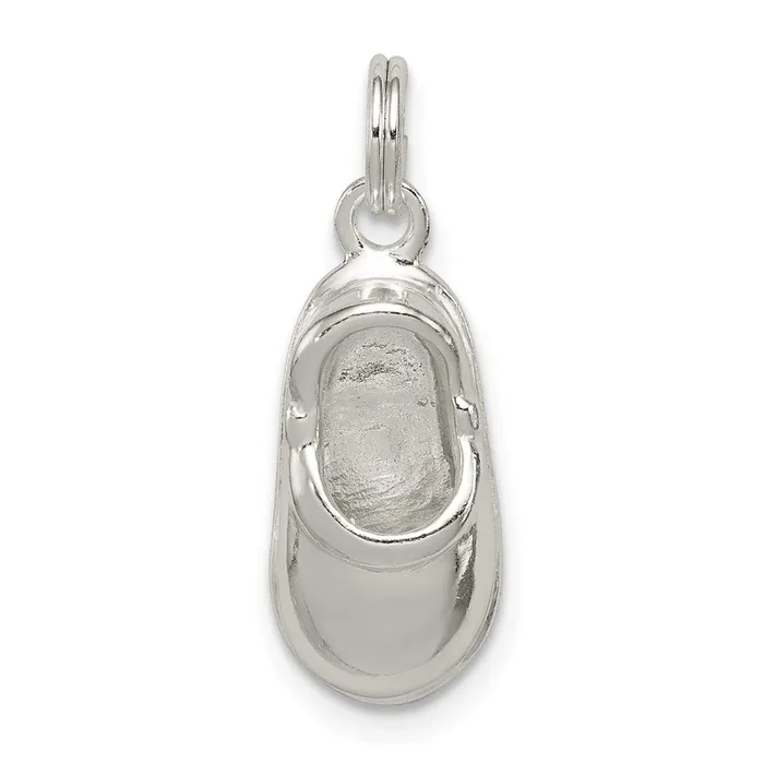 Sterling Silver Polished Shoe Charm TreasureFineJewelers Rings