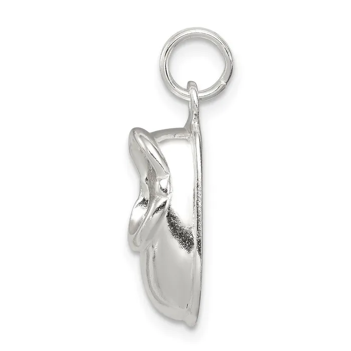 Sterling Silver Polished Shoe Charm TreasureFineJewelers Rings