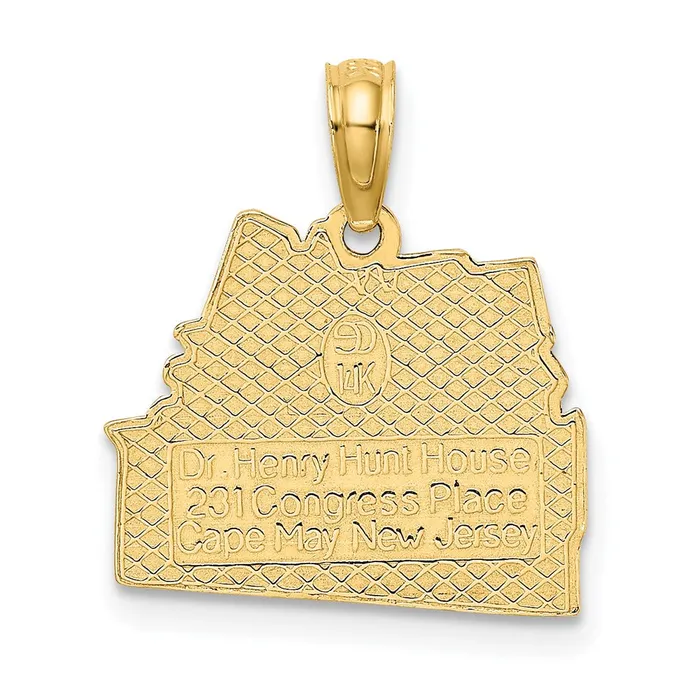 TreasureFineJewelers Charm Necklaces 14K DR HENRY HUNT HOUSE CAPE MAY NJ Charm