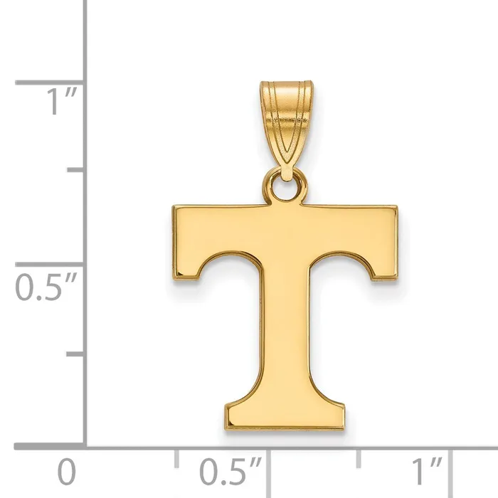 TreasureFineJewelers Necklaces 14K Yellow Gold University of Tennessee Medium Pendant