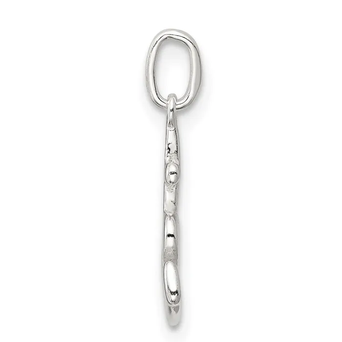 TreasureFineJewelers Rings Sterling Silver Hope Faith and Charity Charm
